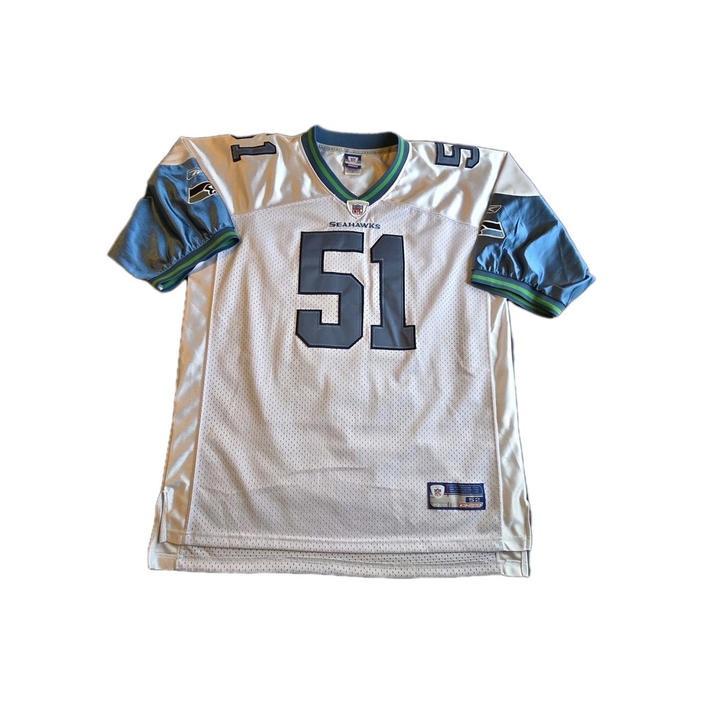 VTG‎ Seahawks Lofa Tatupu Authentic On-Field Stitched Jersey Men's 52 Reebok